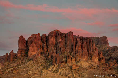 Arizona Superstition Mtns Sunset - DSC_0221