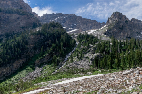 Grand Teton Indian Paintbrush Canyon at 8700 feet - Copy