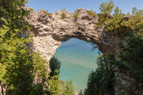 Mackinac Island Rock Arch 