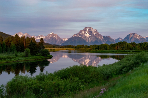 Sunrise Oxbow Bend Grand Teton National Park (1)