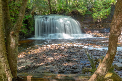 Upper Peninsula Rock River Falls 